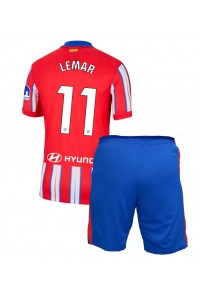 Atletico Madrid Thomas Lemar #11 Babyklær Hjemme Fotballdrakt til barn 2024-25 Korte ermer (+ Korte bukser)